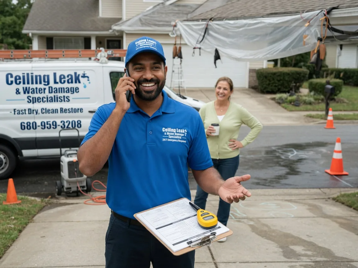 Ceiling Leak Cleanup Friona, TX FAQs